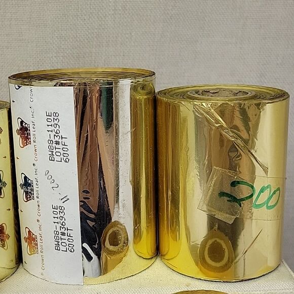 Crown Leaf, API, Astwr Universal Foil Rolls - Gold (Set 2) - Picture 4 of 6